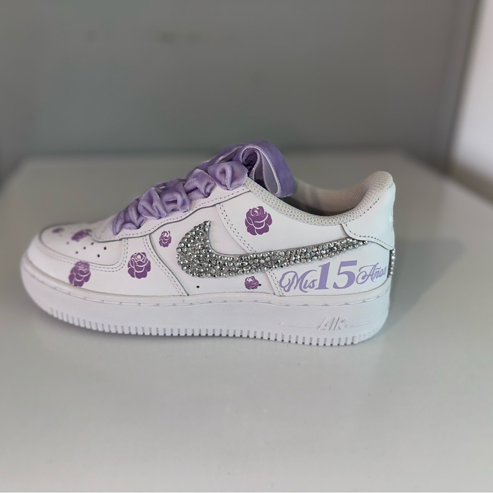 Custom made sneakers.